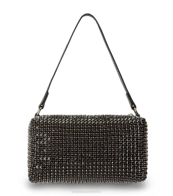 Bling Heels| de Tony Bianco Frauen Moma Mini-Handtaschen schwarzer Kristall 4624311